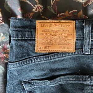 Levi’s 512 slim taper fit men’s jeans.